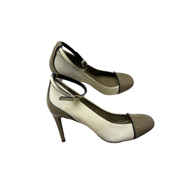 Tory Burch Women's Cream Colored Heels Women’s Size 9.5 - Picture 6 of 11